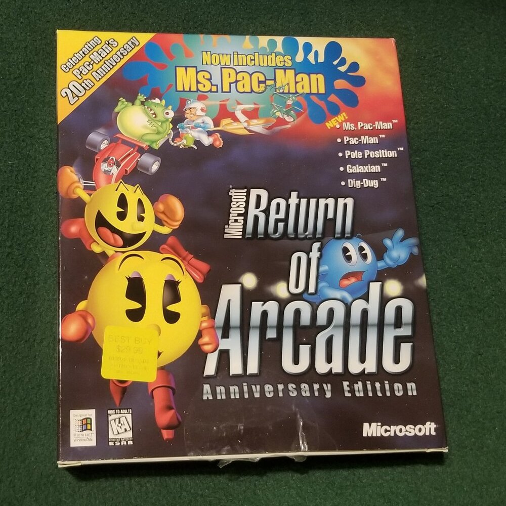 vintage anniversary edition: Return of Arcade, with Ms. Pac-Man - Picture 1 of 7